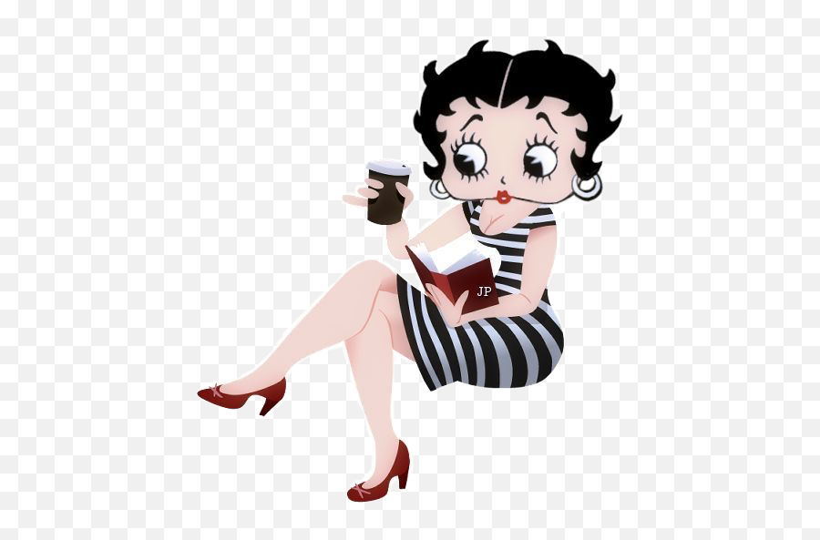 To - Betty Boop Drinking Emoji,Betty Boop Emoji