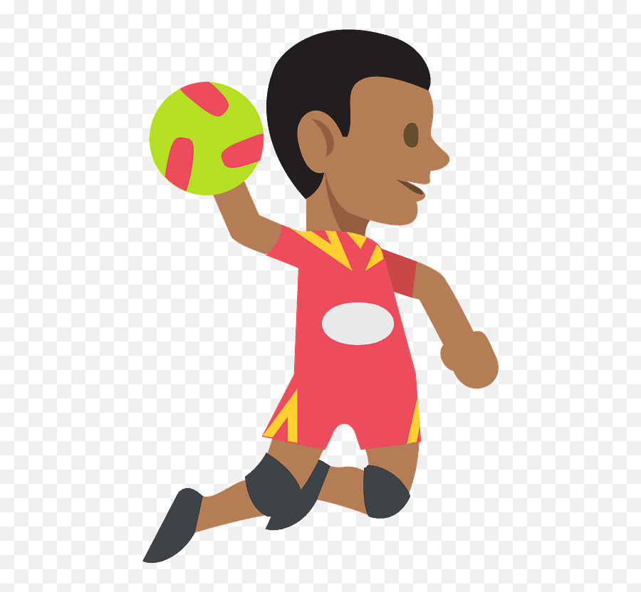 Person Playing Handball Emoji Clipart - Handball,Soccer Player Emoji