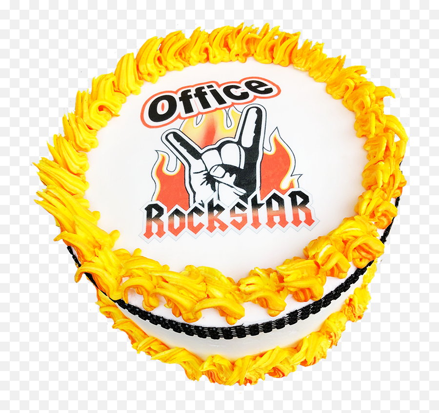 Collections - Office Rock Star Emoji,Facebook Cake Emoticon