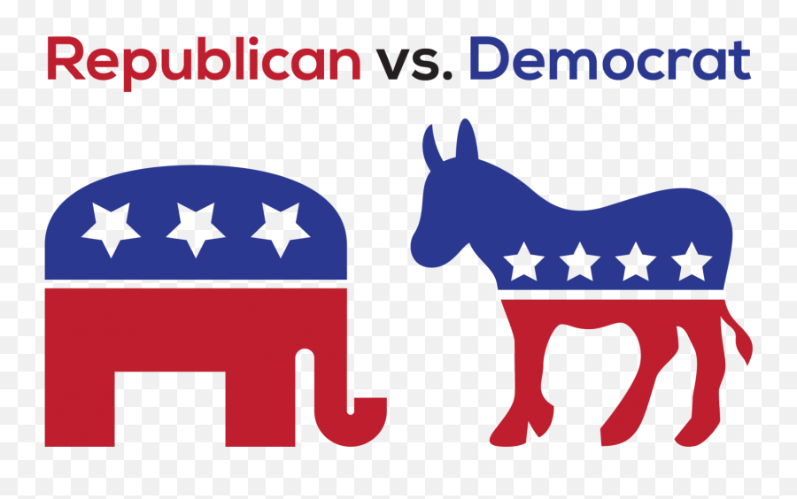 Republican Vs - Republican Democrat Emoji,Emojis Political Signs Republican Democrat