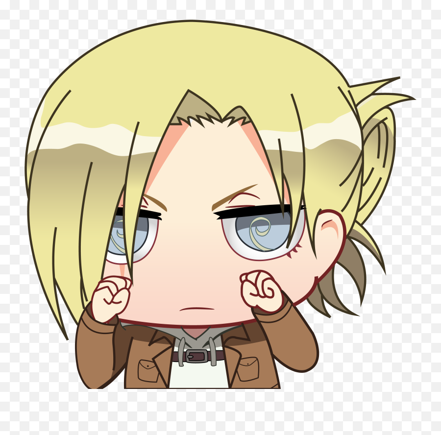Upvotes And Ill Make Armin Look More Trap - Don T Insult Chibi Annie Emoji,Chibi Emotions Attack On Titan