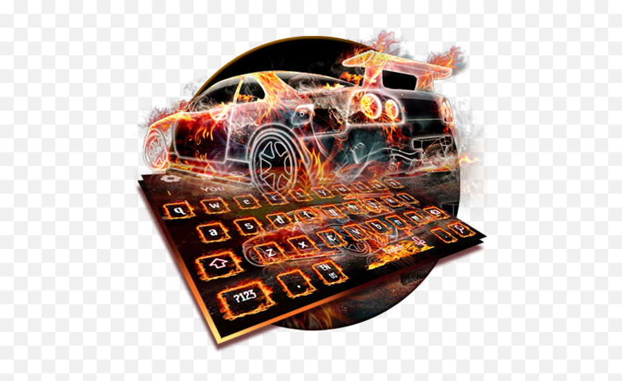 Updated Cool Fire Car Keyboard Pc Android App Mod - Car Wallpapers Gtr Emoji,Automobile Emojis