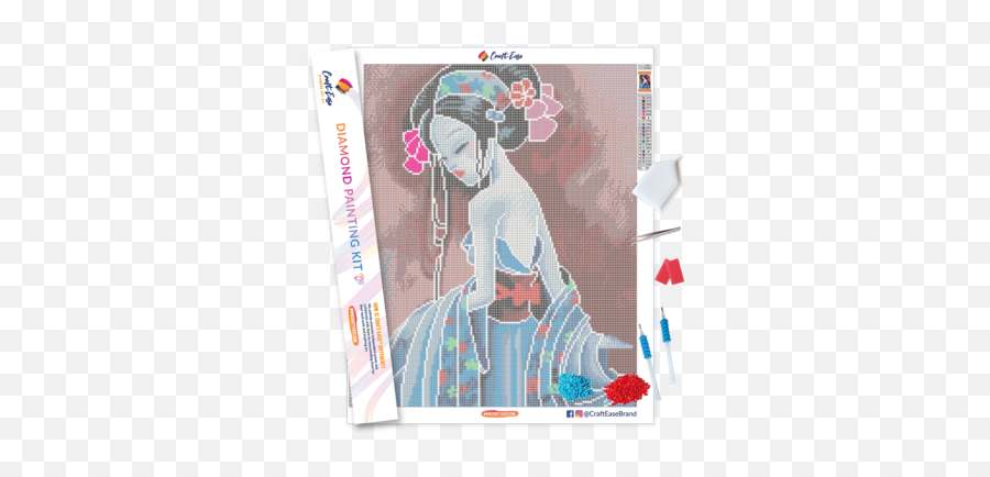 Classy Girl Glow Diamond Painting - Japde Pearlsu2013 Craftease Emoji,Shades Of Emotions Paint Cards