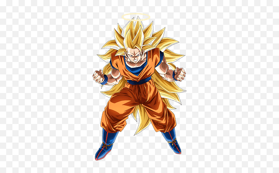 Ssr Extreme Power Brawl - Super Saiyan 3 Goku Angel Teq Emoji,Extreme Emotions In Anime