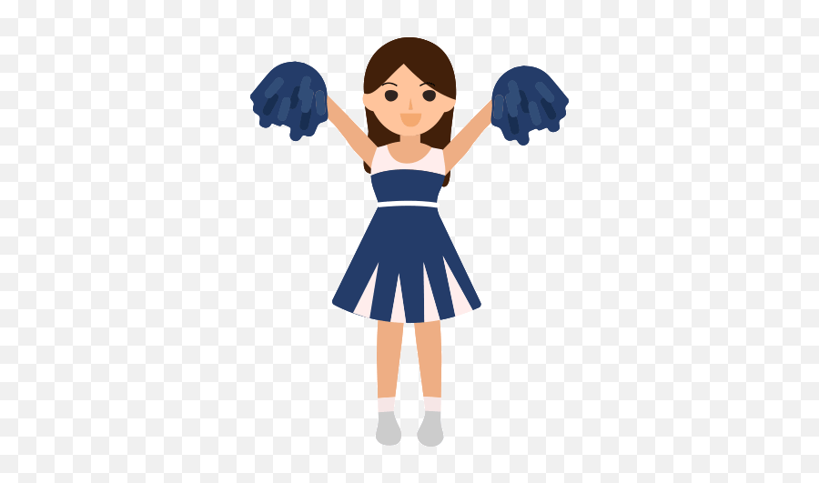 Cheerleader Emoji Gif,Animated Emoji Cheer