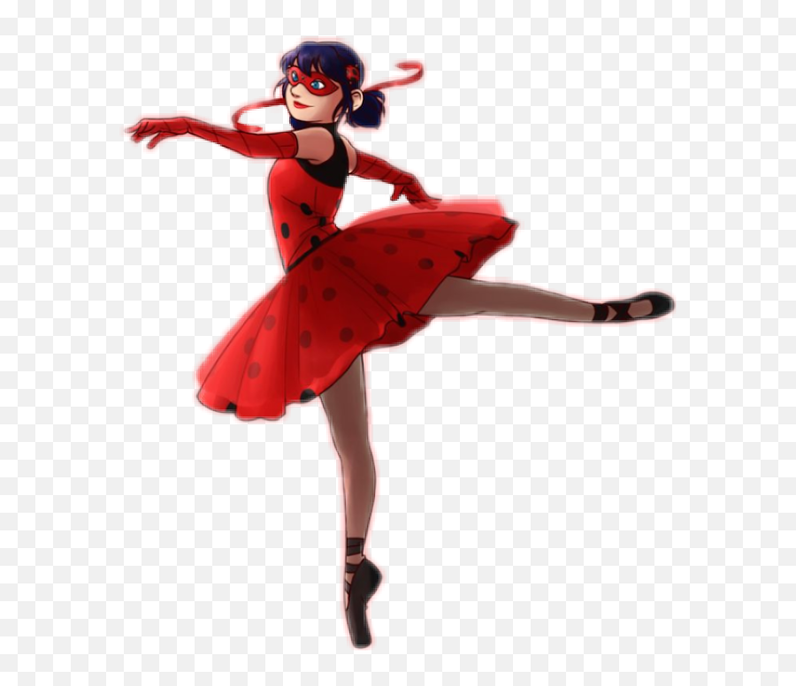 Ballerina Miraculous Ladybug Sticker By Ladywinter777 - Fictional Character Emoji,Emoji Tutu Costume