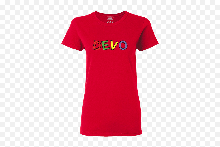 Block Letters Womenu0027s Red T - Shirt Clothing Devo Us Emoji,Leter Emoji