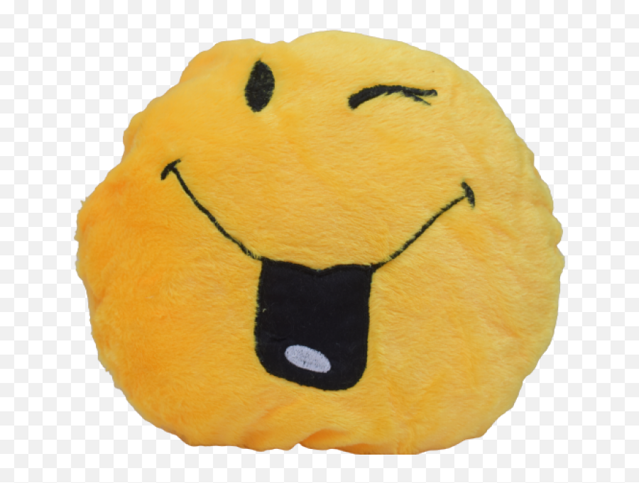 Kanthan Emoji Embroidered Round Soft Smiley Pillows Cushion,Soft Emoji