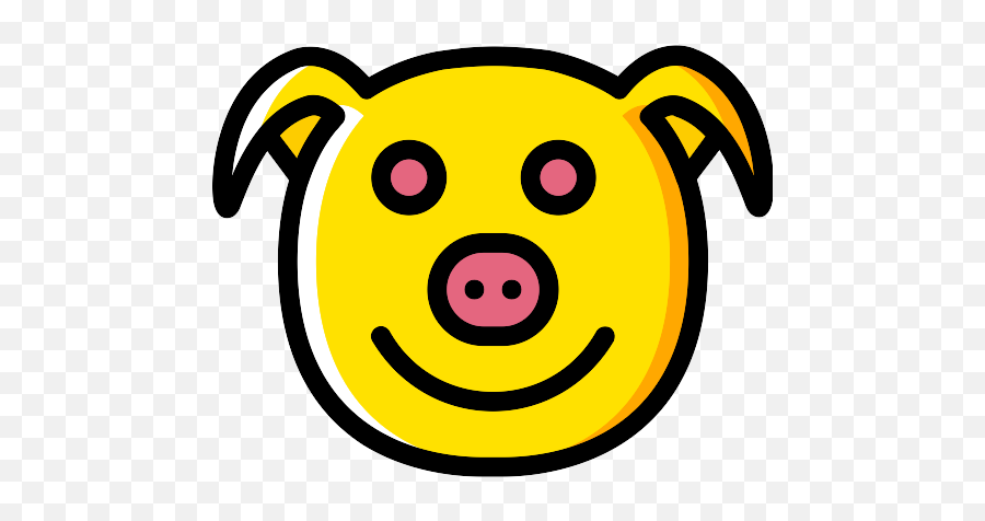 Pig Vector Svg Icon 45 - Png Repo Free Png Icons Happy Emoji,Pig Emojis