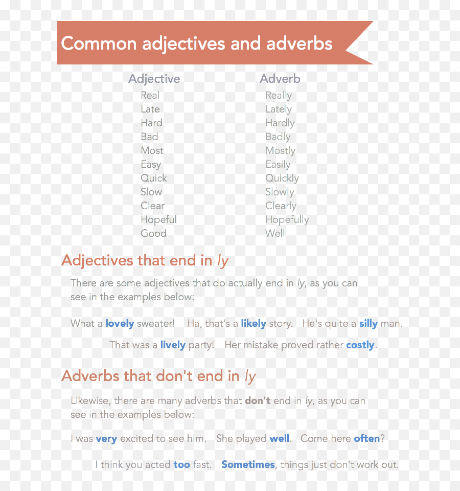 Adjectives And Adverbs - Words Which Are Both Adjectives And Adverbs Emoji,Man Ma Emotions Jage Re