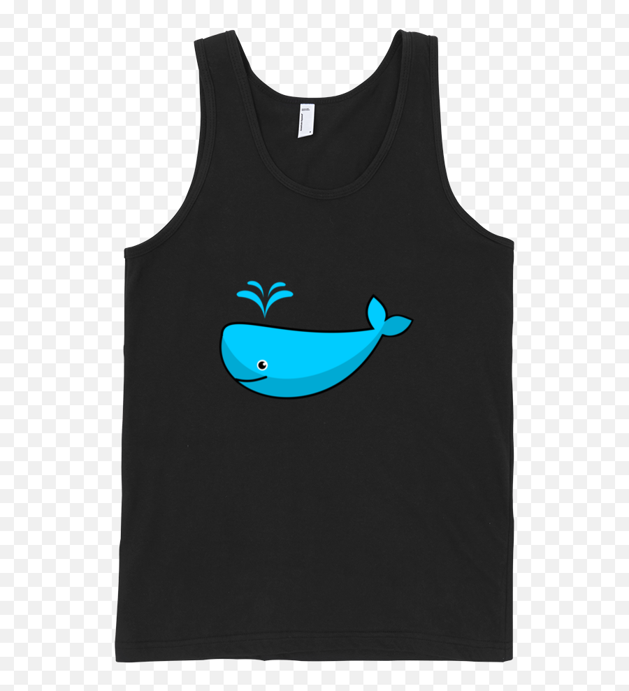 Whale Fine Jersey Tank Top Unisex - Active Tank Emoji,Whale Emoticon Text