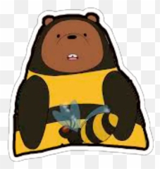 Beehive We Bare Bears Stickers For Whatsapp - For Teen Emoji,We Bare Bears Emoji