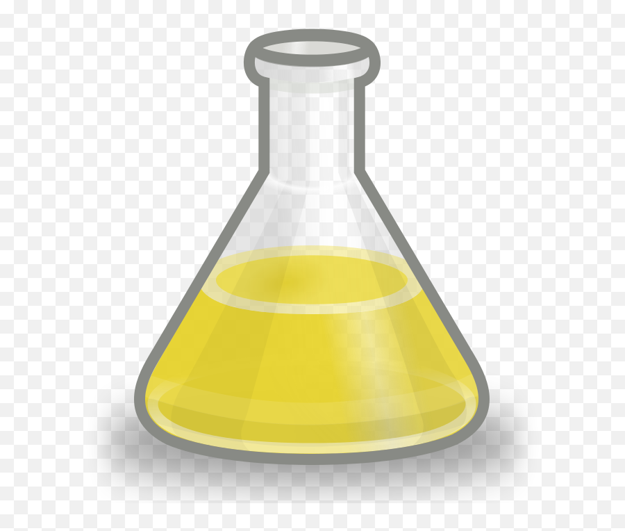 Conical Flask Yellow - Erlenmeyer Flask Png Yellow Emoji,Flask Emoji