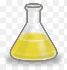 Conical Flask Yellow - Erlenmeyer Flask Png Yellow Emoji,Flask Emoji