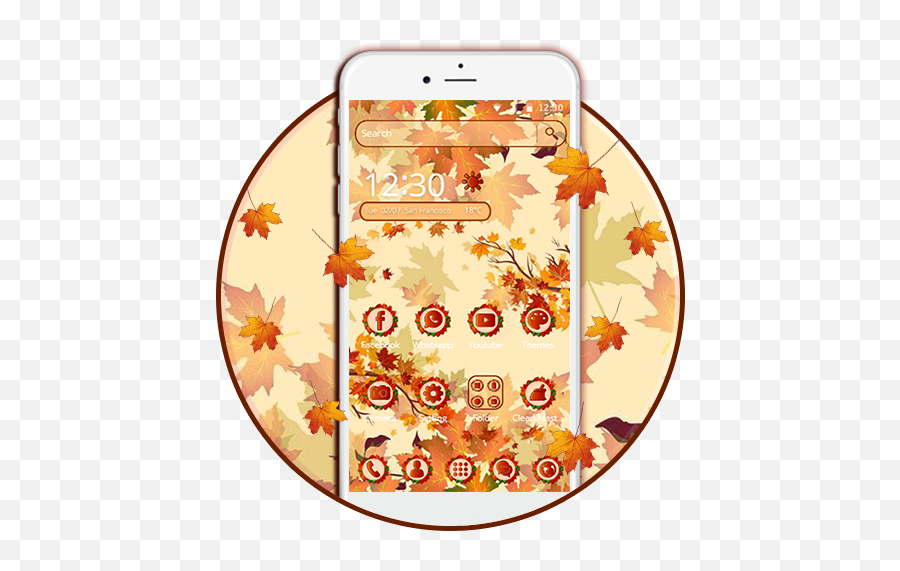 Sunny Autumn Theme U2013 Google Playu0027 - Mobile Phone Emoji,Fall Season Emojis
