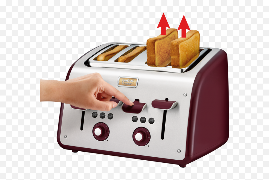 Toaster Clipart Small Appliance Toaster Small Appliance - Tefal Tt770811 4slice 1700w Black Emoji,Emoji Waffle Maker