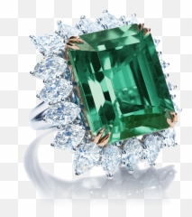 Buy Online Emerald Engagement Rings U2013 Pretty Jewelry - Emerald And Diamond Ring Harry Winston Emoji,Emotions Cubic Zirconia 10k Gold Swirl Ring