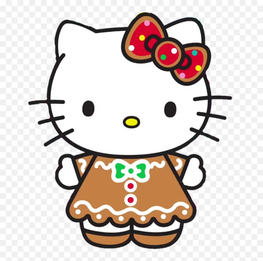 Christmas Hello Kitty Png U0026 Free Christmas Hello Kittypng - Printable Hello Kitty Emoji,Hello Kitty Happy Birthday Emoticon