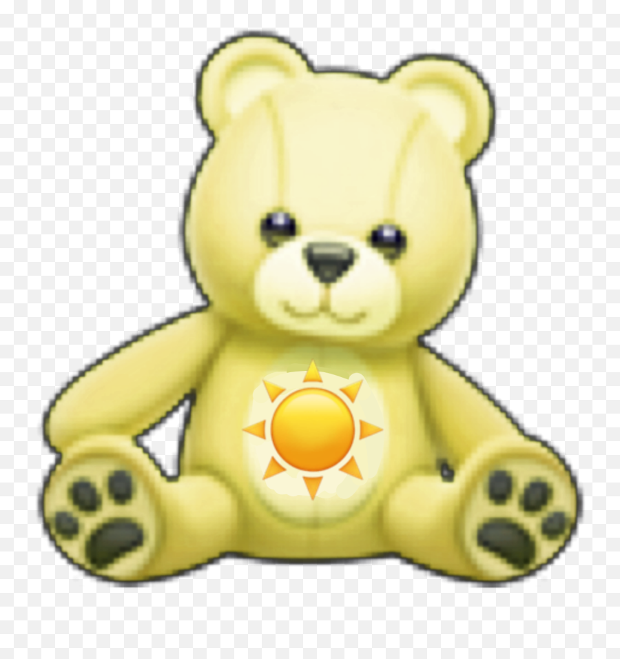 Bear Toy Emoji Sticker - Aesthetic Teddy Bear Emoji Png,Dory Stuffed Animals Emojis
