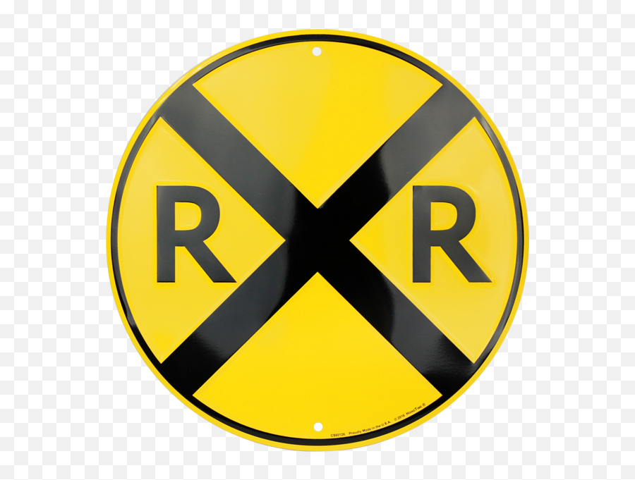 General Circle Signs U2013 Hangtime - Transparent Railroad Crossing Sign Clipart Emoji,Gators Emoticon Georgia Bulldogs