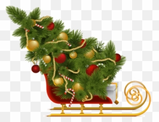 Christmas Tree Sleigh Sticker By Photosfamily - Christmas Tree In Sleigh Emoji,Christmas Tree Emoji