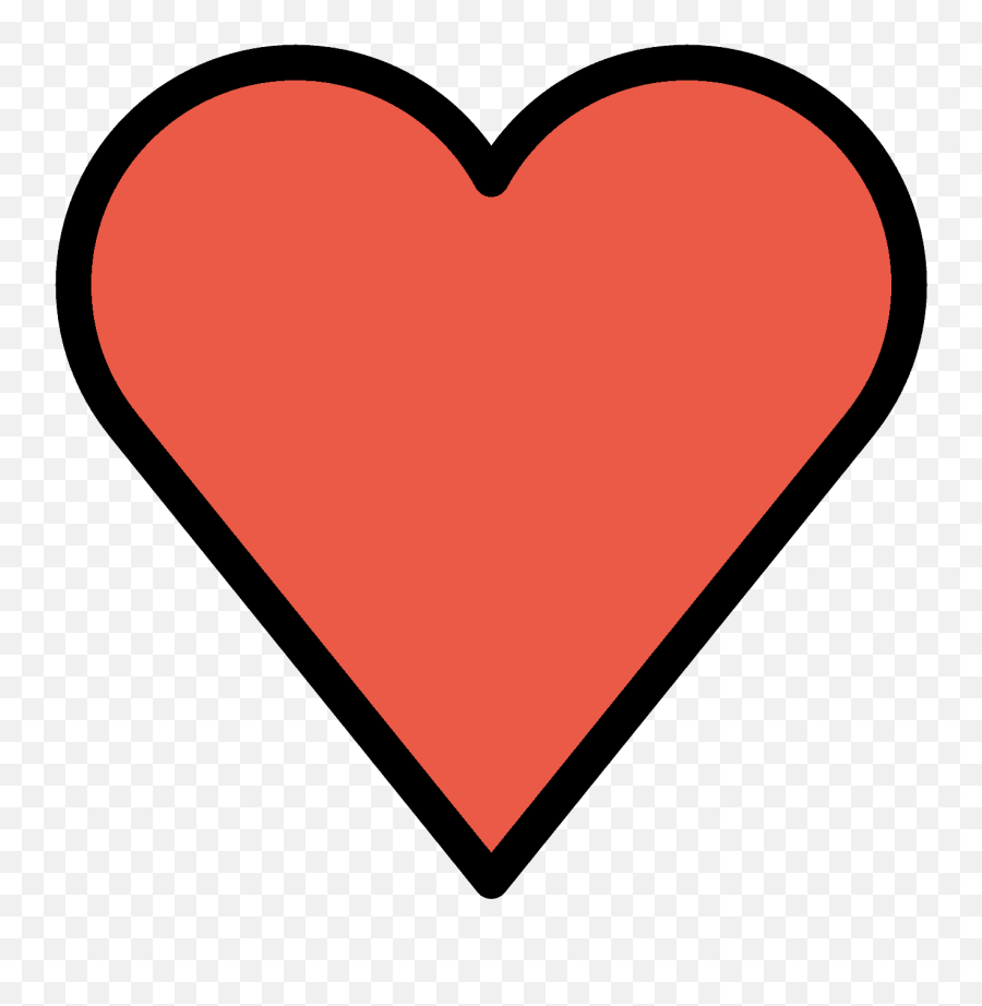 Red Heart Emoji Clipart Free Download Transparent Png - Emoji Corazon,Yellow Heart Emoji
