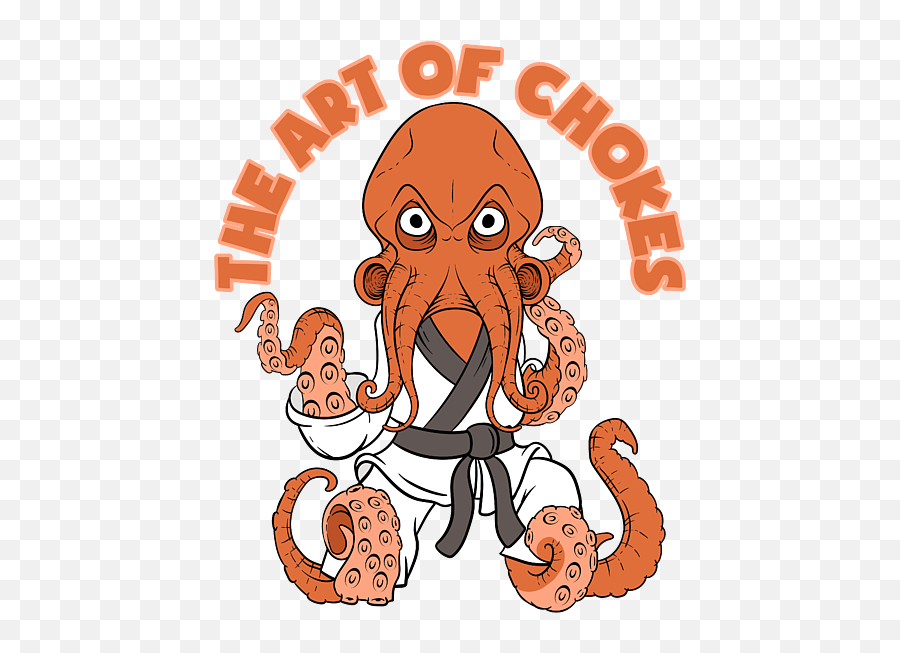 Octopus Underwater Karate Martial Arts Fencer Ninja Warrior - Happy Emoji,Jiu Jitsu Skype Emoticon