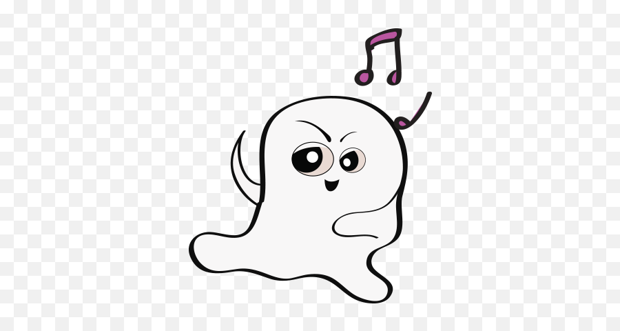 Ghost Emoji And Sticker By Phuong Hoang Co - Dot,Iphone Ghost Emoji