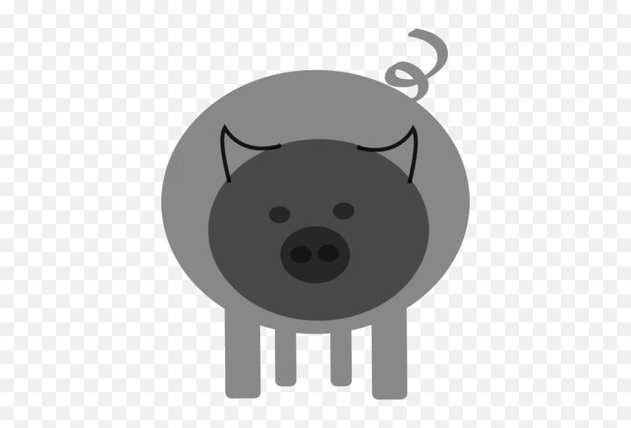 Transparent Pork Pig Head Hd Photo Clipart Pork Pig Head Hd - Black Pig Emoji,Pig Emoji Mages Transparent Background
