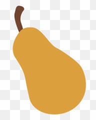 Pear Fruit Flat Pear - Superfood Emoji,Pear Stroking A Bananna Emoji