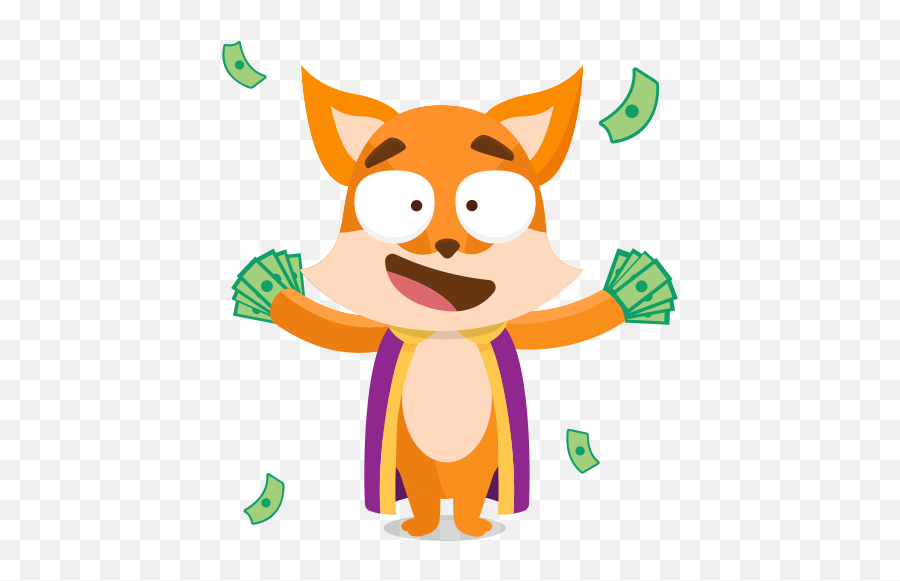 Rich Stickers - Free Business And Finance Stickers Emoji,Different Fox Emoji