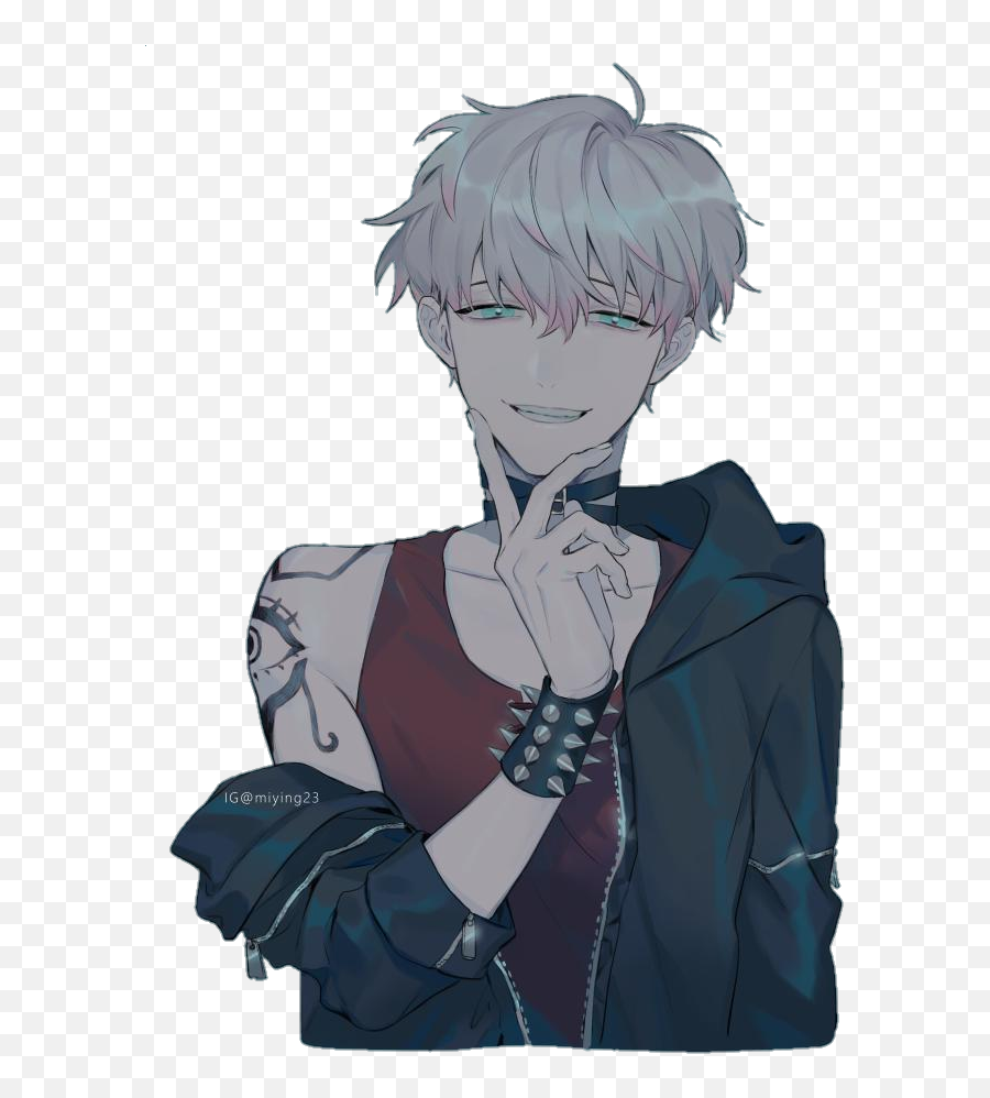 Saeran Saeran Ray Sticker By Ladiablalocadecorazon - Fictional Character Emoji,Mystic Messenger Ray Emoji