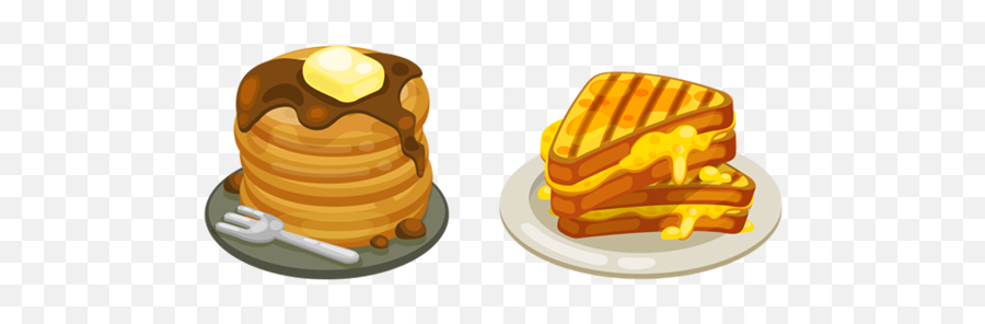 Delicious Items By Jin Sethanukul Via Behance Cute Food Emoji,Pancake Emoji