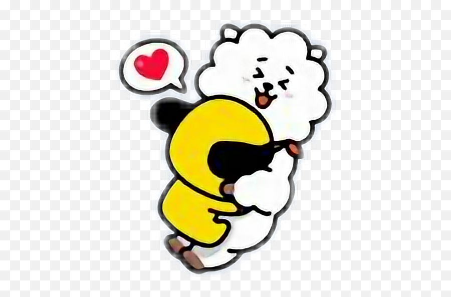 Bts Bt21 Chimi Rj Jimin 270149982011211 By Taeseok32 Emoji,Discord Emoji Hug