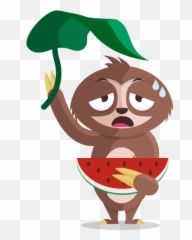 Summer Stickers - Free Animals Stickers Emoji,Sloth Emoji Png
