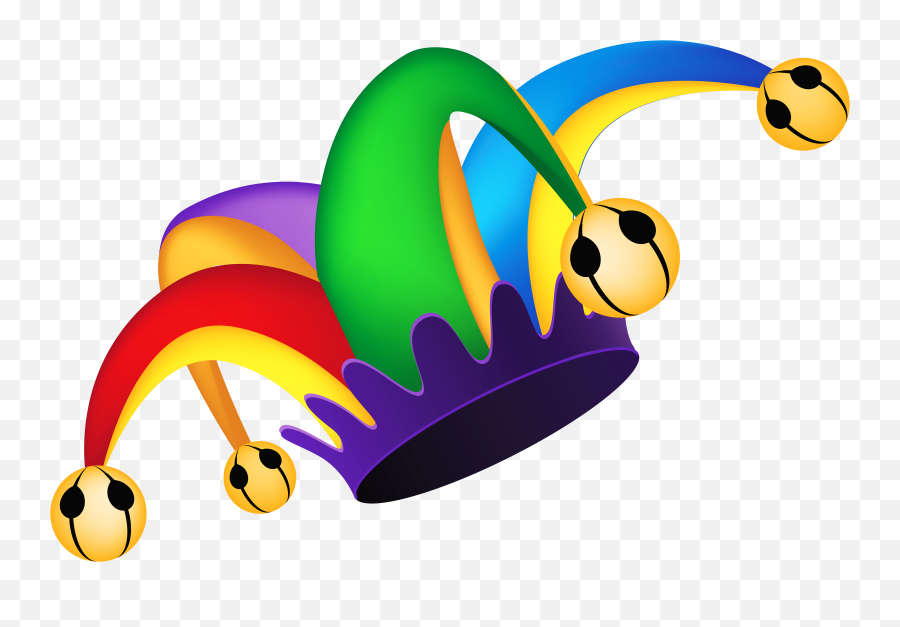 Jester Clipart Blue Birthday Hat - Iko Iko Mardi Gras Emoji,Mardi Gras Emoji