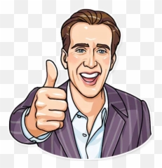 Nicolas Cage Whatsapp Stickers - Happy Emoji,Nicolas Cage Emoji