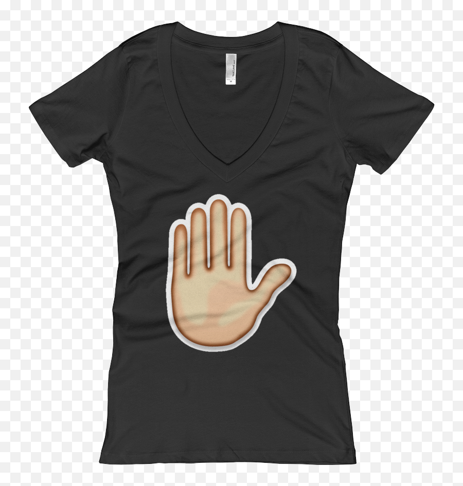 Download Womens Emoji V Neck - Short Sleeve,Emoji T Shirt