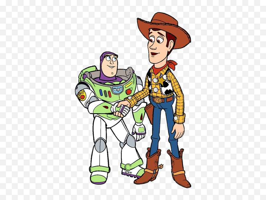 Toy Story Woody And Buzz Cartoon - Clip Art Library Toy Story Woody And Buzz Clipart Emoji,Emoticon Toy Story