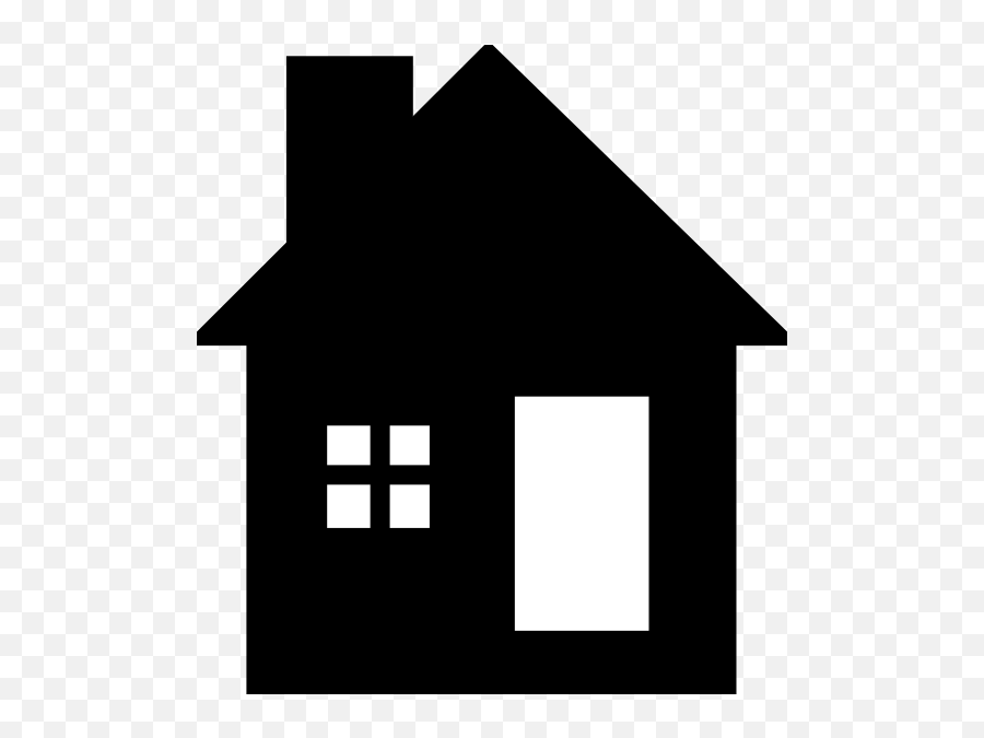 Black House Png Black House Png - House Clipart Black Emoji,House Emoji Black And White