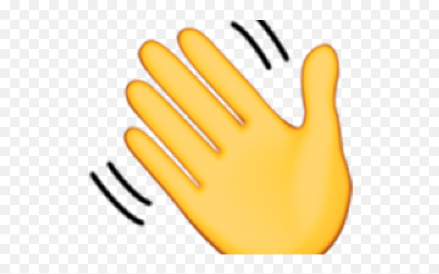 Hand Emoji Clipart Hand Wave - Hand Wave Png,Hand Emoji