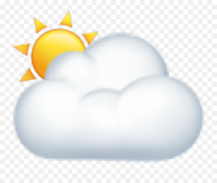 Cloudy Cloud Emoji Sticker - Language,Cloudy Emoji