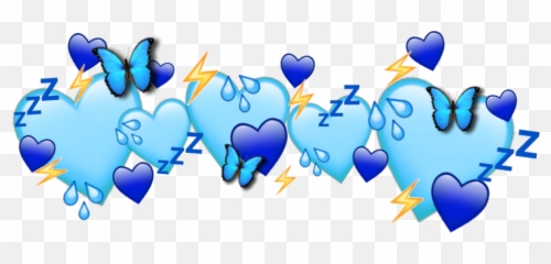 Emoji Blue Azul Rayo Sticker By L - Dot,:l Emoji