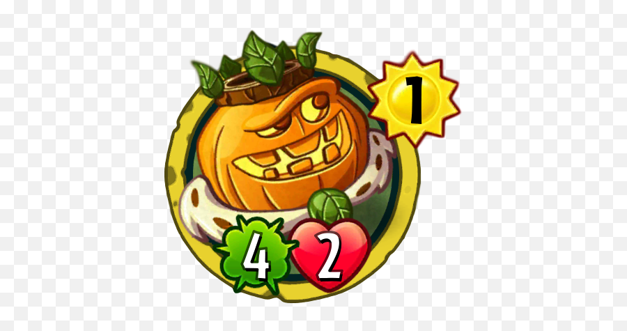 Haunted Pumpking Plants Vs Zombies Wiki Fandom - Plants Vs Zombies Heroes Pumpkin Emoji,Prickly Pear Emoticon Meaning