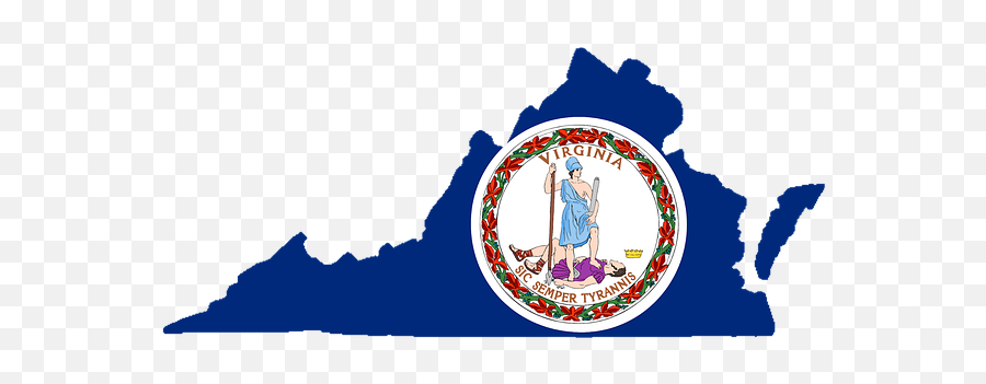 Color Codes Pictures Of Virginia Flag - Virginia State Flag On Map Emoji,Vietnamese Flag Emoji