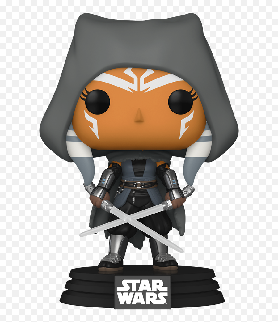 Mando Shows His Face In Funkou0027s New The Mandalorian Pop - Hooded Ahsoka Pop Emoji,Disney's Stitch Emotions