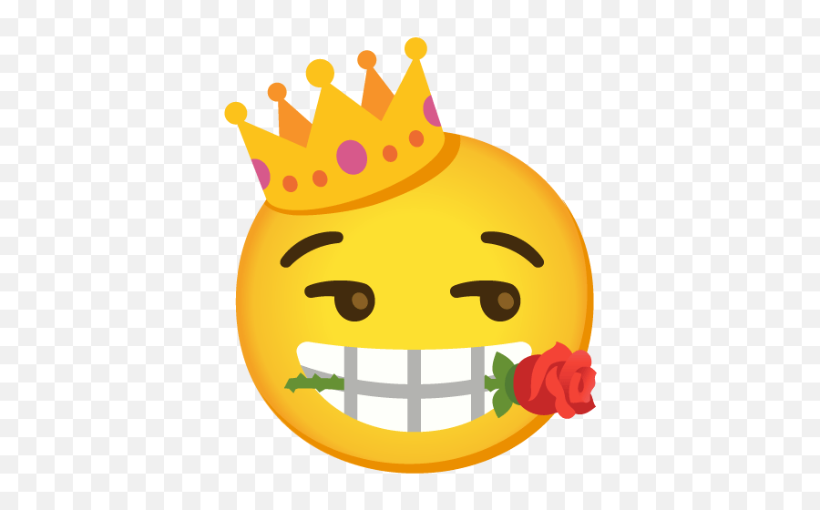 Emoji Menu - Wide Grin,Crown Emoticon For Csgo