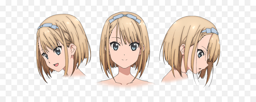 Character - Nanabun No Nijuuni Nicole Emoji,Anime Hair Color Emotion