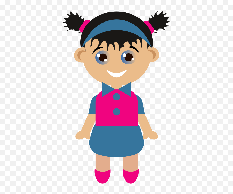 Cute Girl Clipart Free Svg File - Svgheartcom Emoji,Cute Girl Emoji