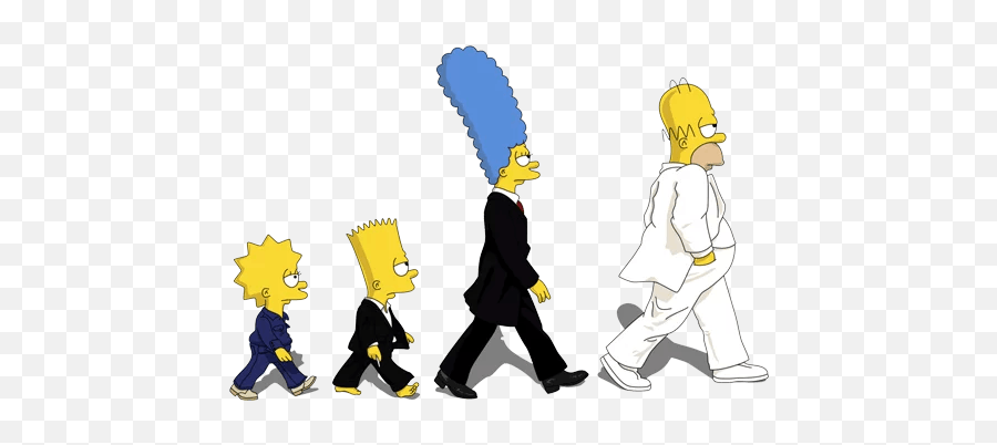 15 Ideas De Gifs - Simpson Beatles Emoji,